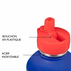 Gourdes*Draeger Paris Gourde inox enfant - Petit chaton - bleu