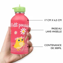 Gourdes*Draeger Paris Gourde inox enfant - Petit Poussin