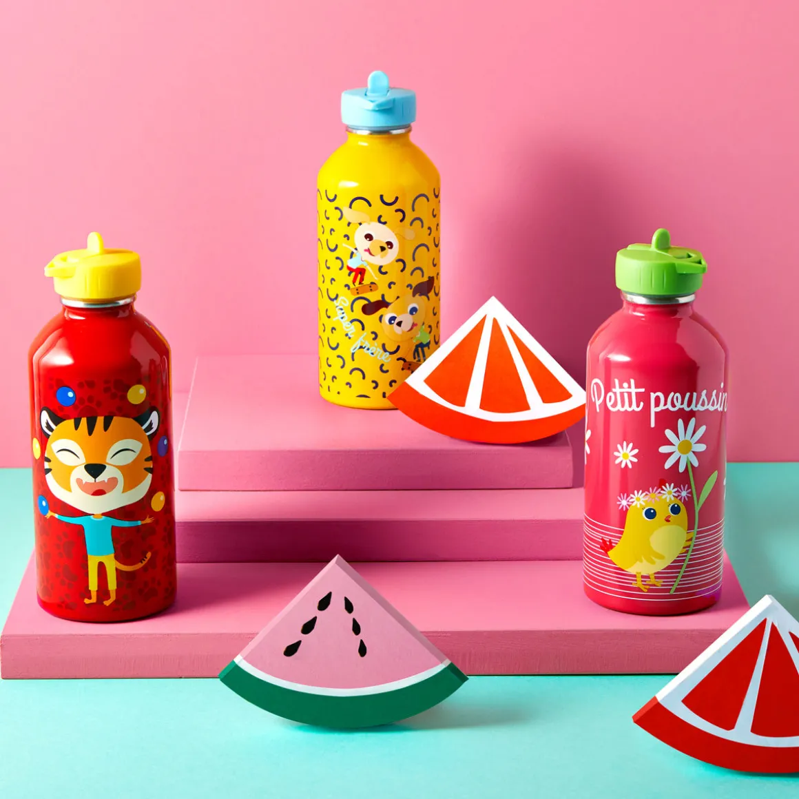 Gourdes*Draeger Paris Gourde inox enfant - Petit Poussin