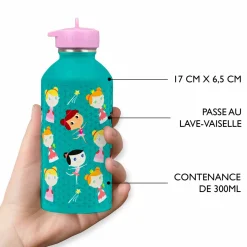 Gourdes*Draeger Paris Gourde inox enfant - Princesses et Ballerines