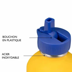 Gourdes*Draeger Paris Gourde inox enfant - Roi de la glisse