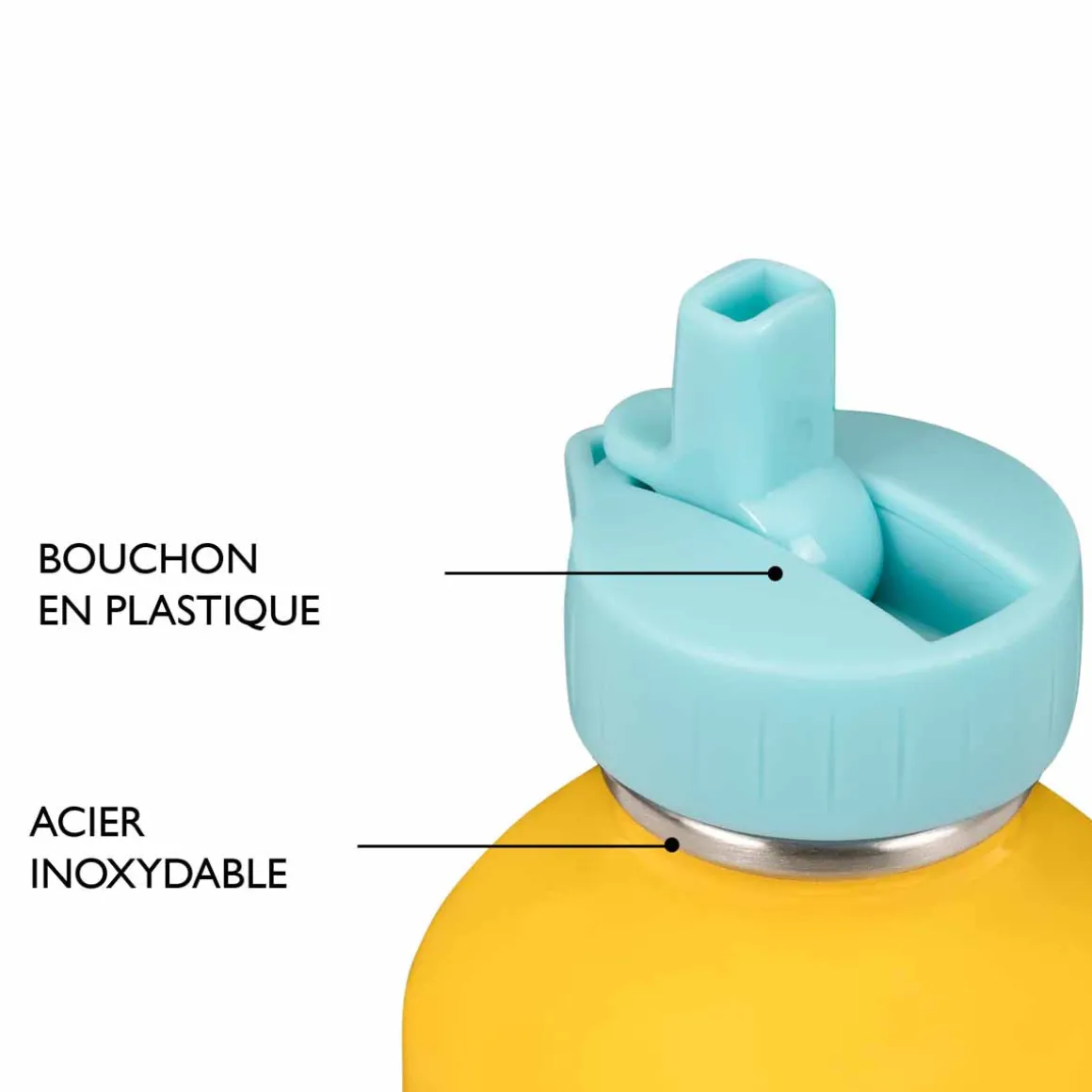 Gourdes*Draeger Paris Gourde inox enfant - Super frère