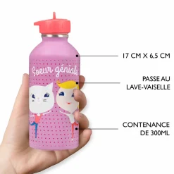 Gourdes*Draeger Paris Gourde inox enfant - Sœur géniale