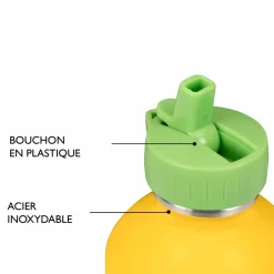 Gourdes|Fournitures Scolaires*Draeger Paris Gourde inox enfant - Vive la récré