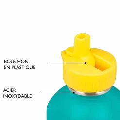 Gourdes*Draeger Paris Gourde inox enfant - Vive l'école