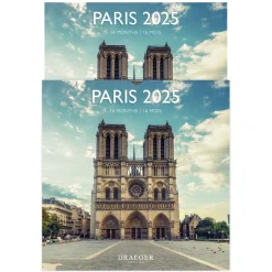 Calendriers|Agendas*Draeger Paris Grand Calendrier Mural 29x29 cm 2025 - Paris