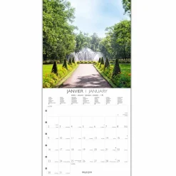 Calendriers|Agendas*Draeger Paris Grand Calendrier Mural 29x29 cm 2025 - Garden