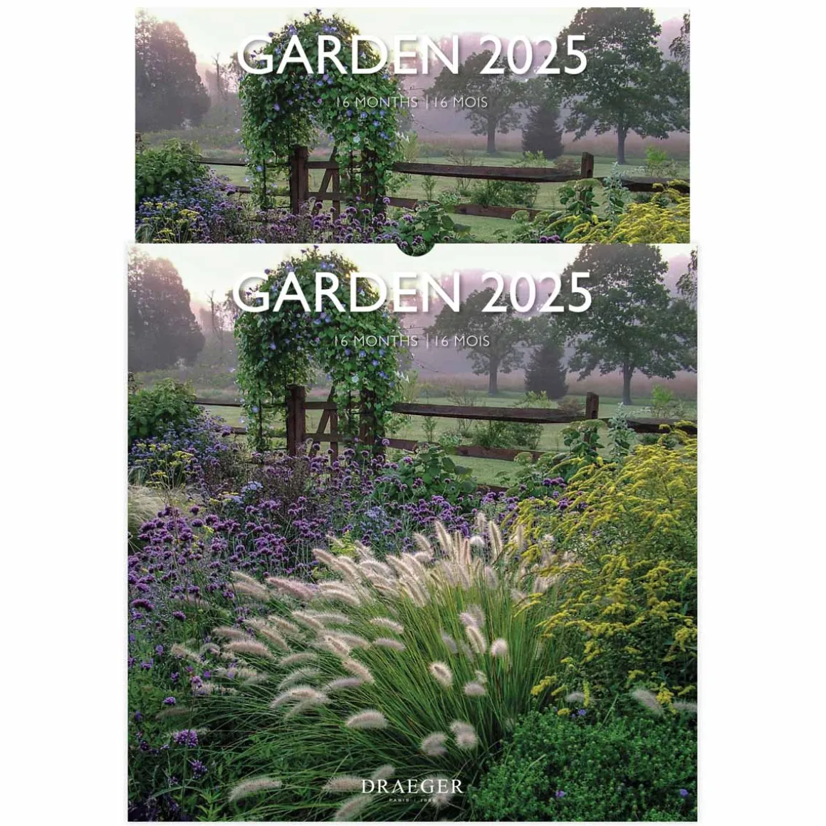 Calendriers|Agendas*Draeger Paris Grand Calendrier Mural 29x29 cm 2025 - Garden