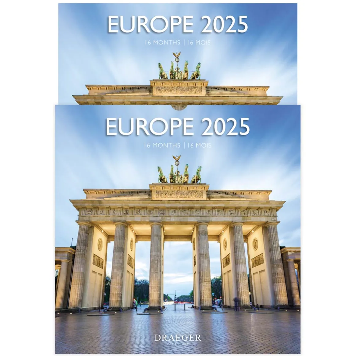 Calendriers|Agendas*Draeger Paris Grand Calendrier Mural 29x29 cm 2025 - Europe