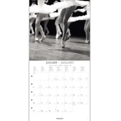 Calendriers|Agendas*Draeger Paris Grand Calendrier Mural 29x29 cm 2025 - Danse
