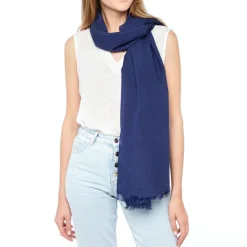 Mariage|Foulards & Capes*Draeger Paris Grand pashmina femme en soie et laine - 70 x 180cm