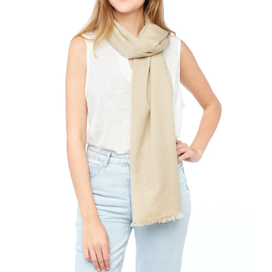 Mariage|Foulards & Capes*Draeger Paris Grand pashmina femme en soie et laine - 70 x 180cm