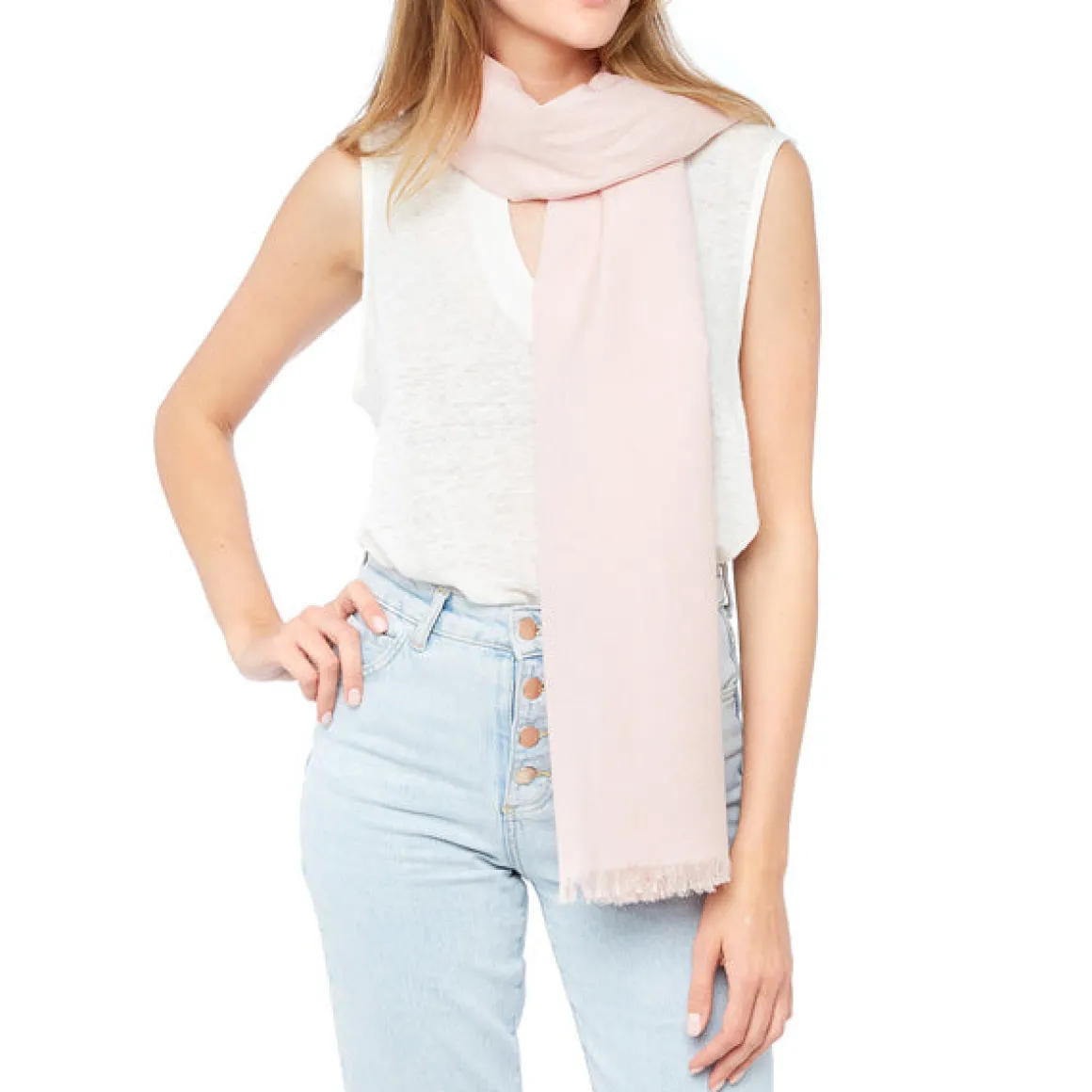 Mariage|Foulards & Capes*Draeger Paris Grand pashmina femme en soie et laine - 70 x 180cm