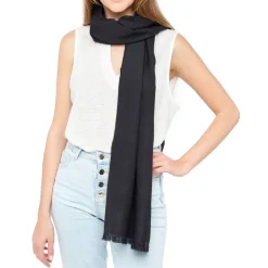 Mariage|Foulards & Capes*Draeger Paris Grand pashmina femme en soie et laine - 70 x 180cm