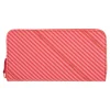 Portefeuilles*Draeger Paris Grand portefeuille femme - rayures rouges et roses