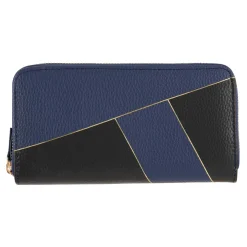 Portefeuilles*Draeger Paris Grand portefeuille femme - bleu marine et noir