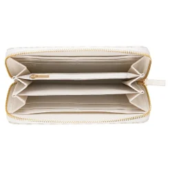 Portefeuilles*Draeger Paris Grand portefeuille femme - blanc et doré