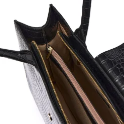 Sac Cabas|Sac Finition Croco*Draeger Paris Grand Sac Cabas Croco Camille