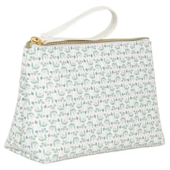 Pochettes & Trousses|Pochettes & Miroirs*Draeger Paris Grande pochette Feuilles bleues