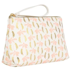 Pochettes & Trousses|Pochettes & Miroirs*Draeger Paris Grande pochette Feuilles roses