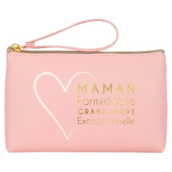 Pochettes & Trousses|Pochettes & Miroirs*Draeger Paris Grande pochette Maman formidable, grand-mère exceptionnelle