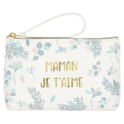 Pochettes & Trousses|Pochettes & Miroirs*Draeger Paris Grande pochette Maman je t'aime