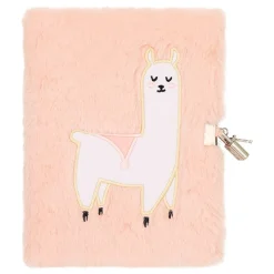 Carnets & Blocs-notes|Accessoires Cocooning*Draeger Paris Journal intime peluche Lama