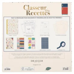 Organiseurs*Draeger Paris Kit classeur de recettes