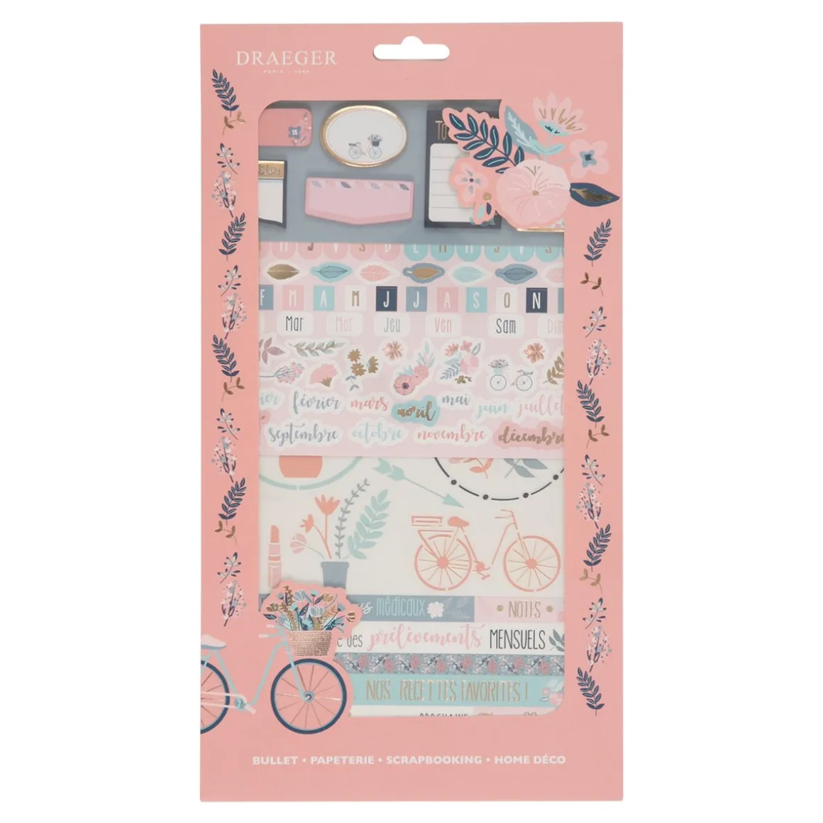 Stickers Muraux|Kit Démarrage*Draeger Paris Kit de décoration Bullet journal Fleurs