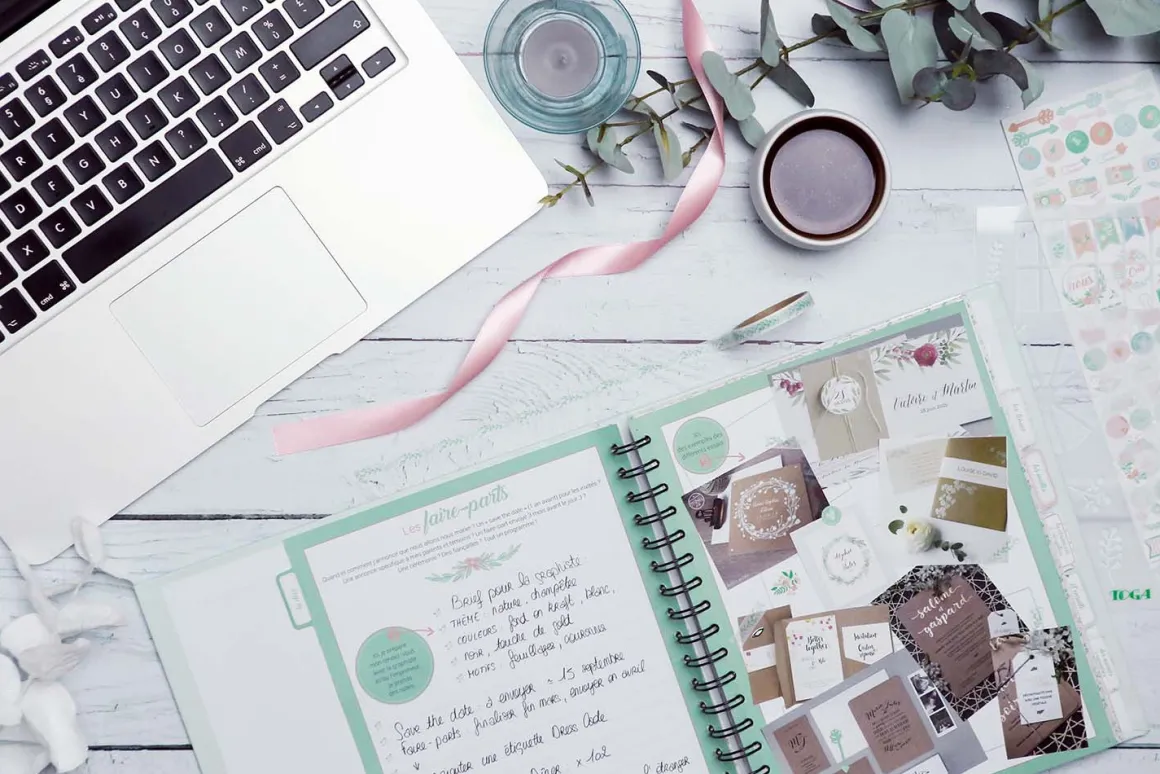 Organiseurs*Draeger Paris Kit de papeterie Mon organiseur de mariage