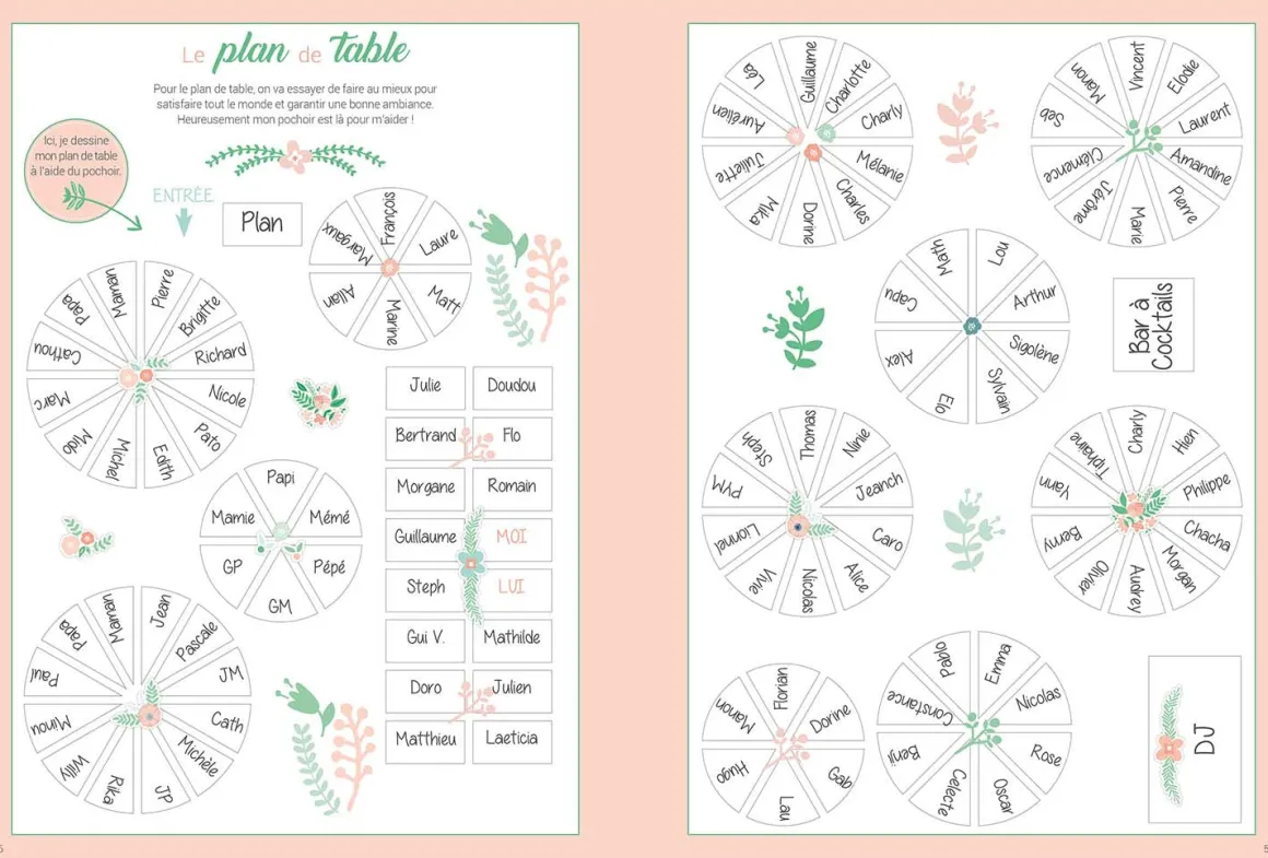 Organiseurs*Draeger Paris Kit de papeterie Mon organiseur de mariage