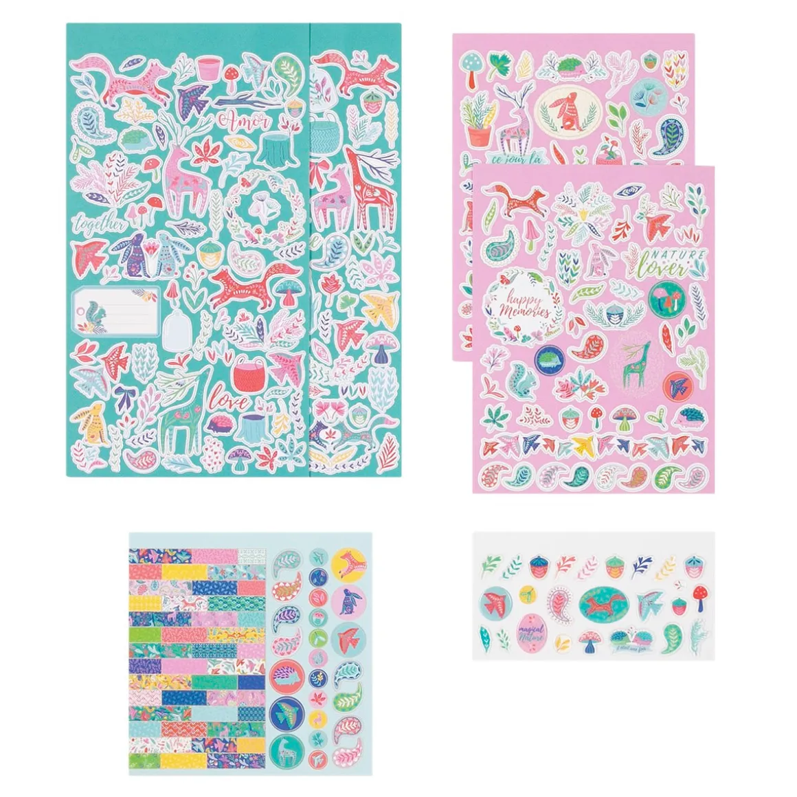 Stickers Muraux|Kit Démarrage*Draeger Paris Kit stickers autocollants et die cuts Folk