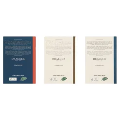 Organiseurs|Carnets & Blocs-notes*Draeger Paris Lot de 3 carnets A6 lignés - bleu, ivoire, pastel