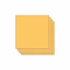 Papier Unitaire*Draeger Paris Lot de 5 Feuilles de Papier Scrapbooking Moucheté - Jaune safran