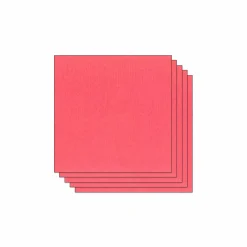 Papier Unitaire*Draeger Paris Lot de 5 Feuilles de Papier Scrapbooking Moucheté - Rose Corail