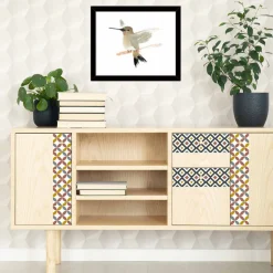 Stickers De Carrelage|Stickers & Embellissements*Draeger Paris Lot de 5 Stickers Carrelage 15x15 cm Rosaces Multicolores