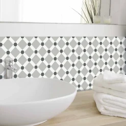 Stickers De Carrelage|Stickers & Embellissements*Draeger Paris Lot de 5 Stickers Carrelage 15x15 cm Carreaux étoilés