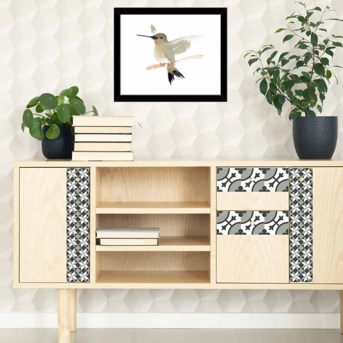 Stickers De Carrelage|Stickers & Embellissements*Draeger Paris Lot de 5 Stickers Carrelage 15x15 cm Etoiles Géométriques