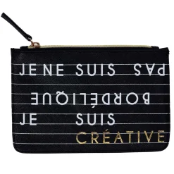 Pochettes & Trousses|Pochettes & Miroirs*Draeger Paris Lot Pochette & Miroir Je ne suis pas bordélique