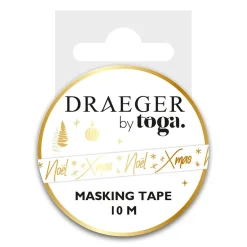 Accessoires D'emballage|Accessoires & Outils De Diy*Draeger Paris Masking tape 10 m - Noël or
