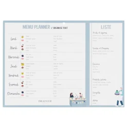 Organiseurs*Draeger Paris Menu planner - L'organise tout
