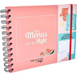Organiseurs*Draeger Paris Menu planner Mes menus ont du style