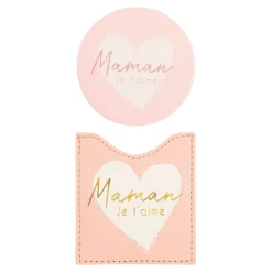 Pochettes & Trousses|Pochettes & Miroirs*Draeger Paris Miroir Maman je t'aime