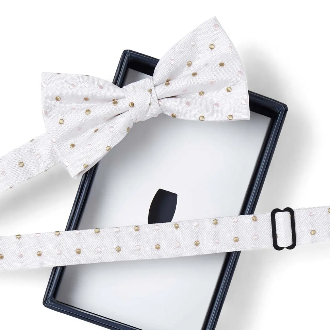 Nœuds Papillon*Draeger Paris Noeud papillon à pois roses et camel