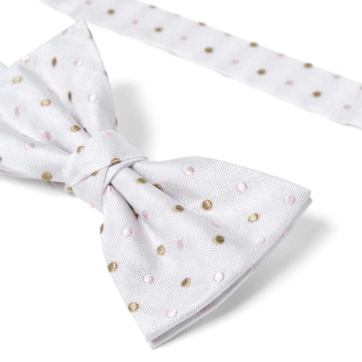 Nœuds Papillon*Draeger Paris Noeud papillon à pois roses et camel