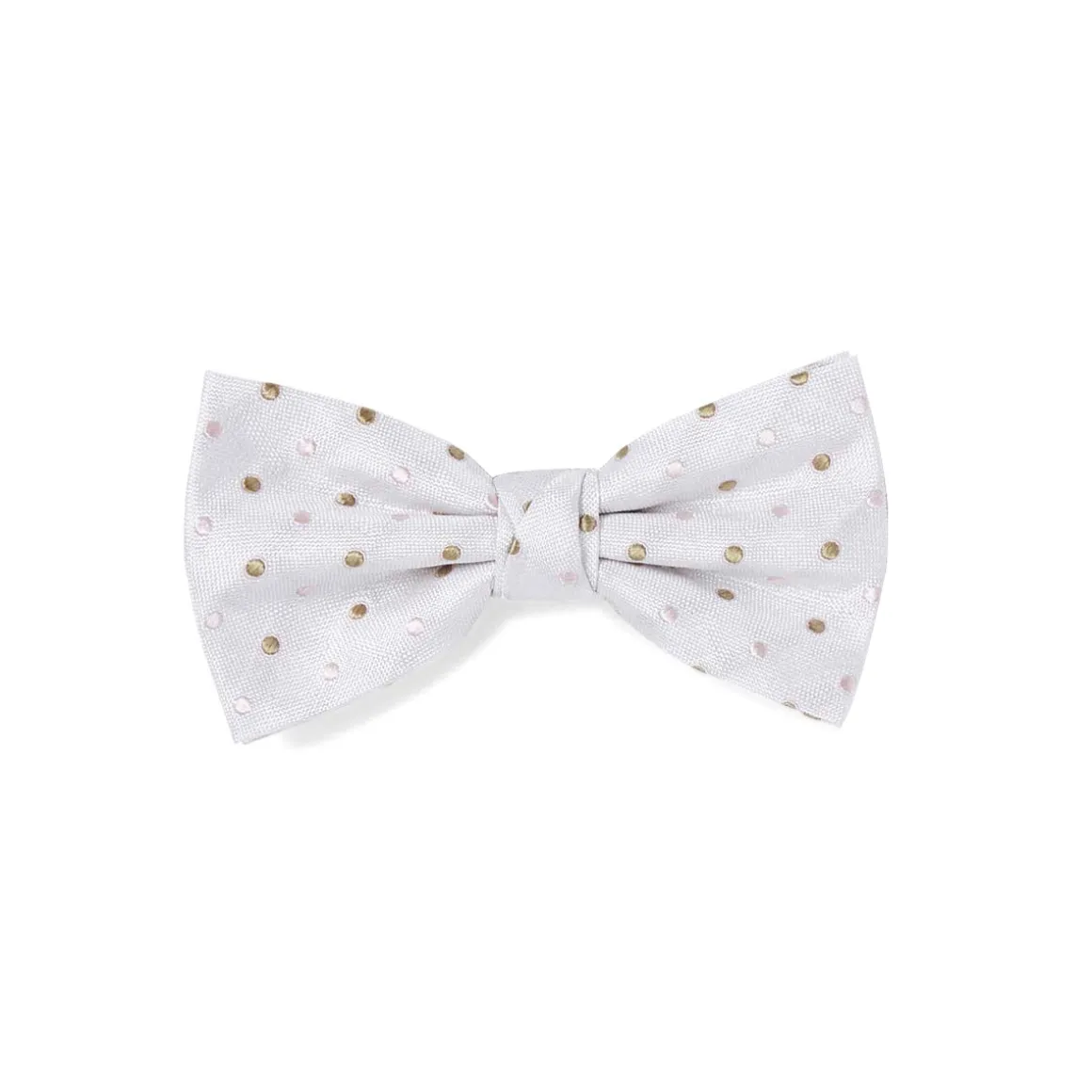 Nœuds Papillon*Draeger Paris Noeud papillon à pois roses et camel