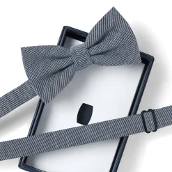 Nœuds Papillon*Draeger Paris Noeud papillon chiné bleu marine