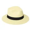 Chapeaux*Draeger Paris Panama galon noir