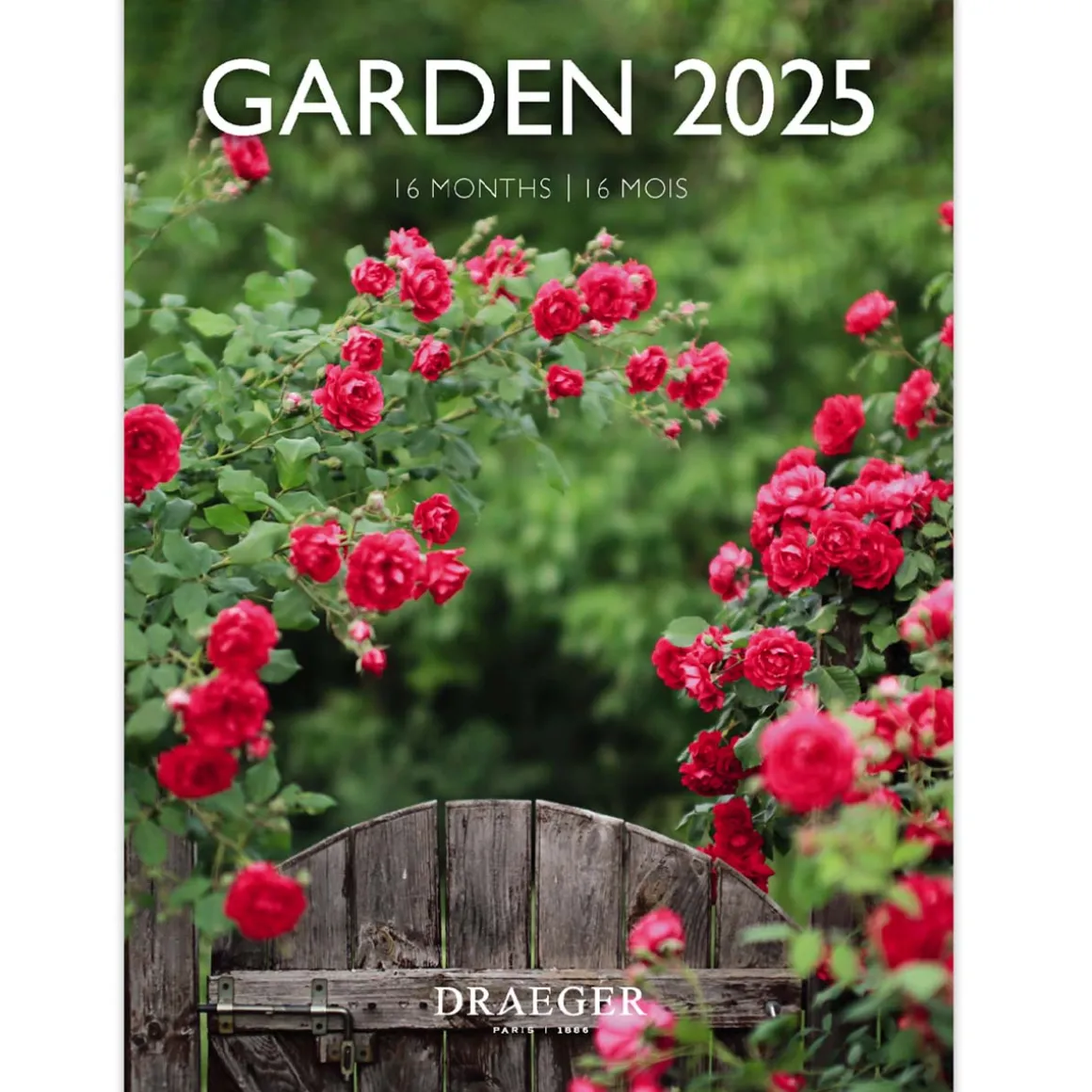Calendriers|Agendas*Draeger Paris Petit Calendrier Mensuel 2025 14x18 cm - Jardins