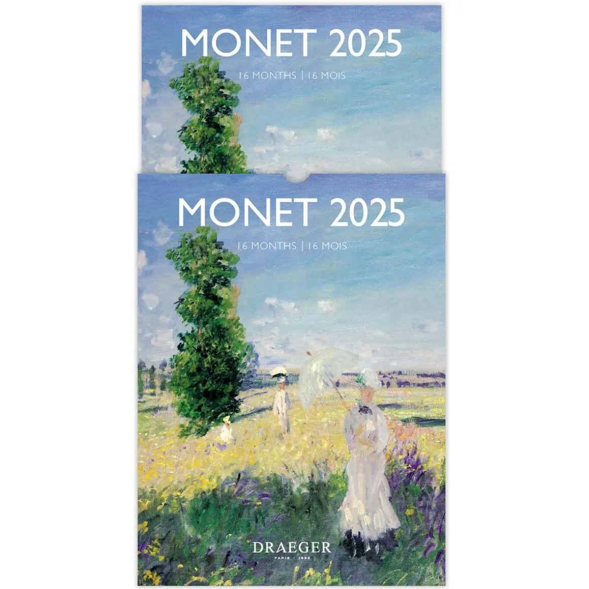 Calendriers|Agendas*Draeger Paris Petit Calendrier Mensuel 2025 14x18 cm - Monet